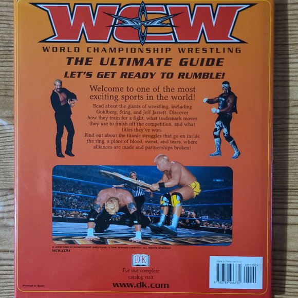 WCW The Ultimate Guide Hardcover book (AS IS) - Picture 4 of 4